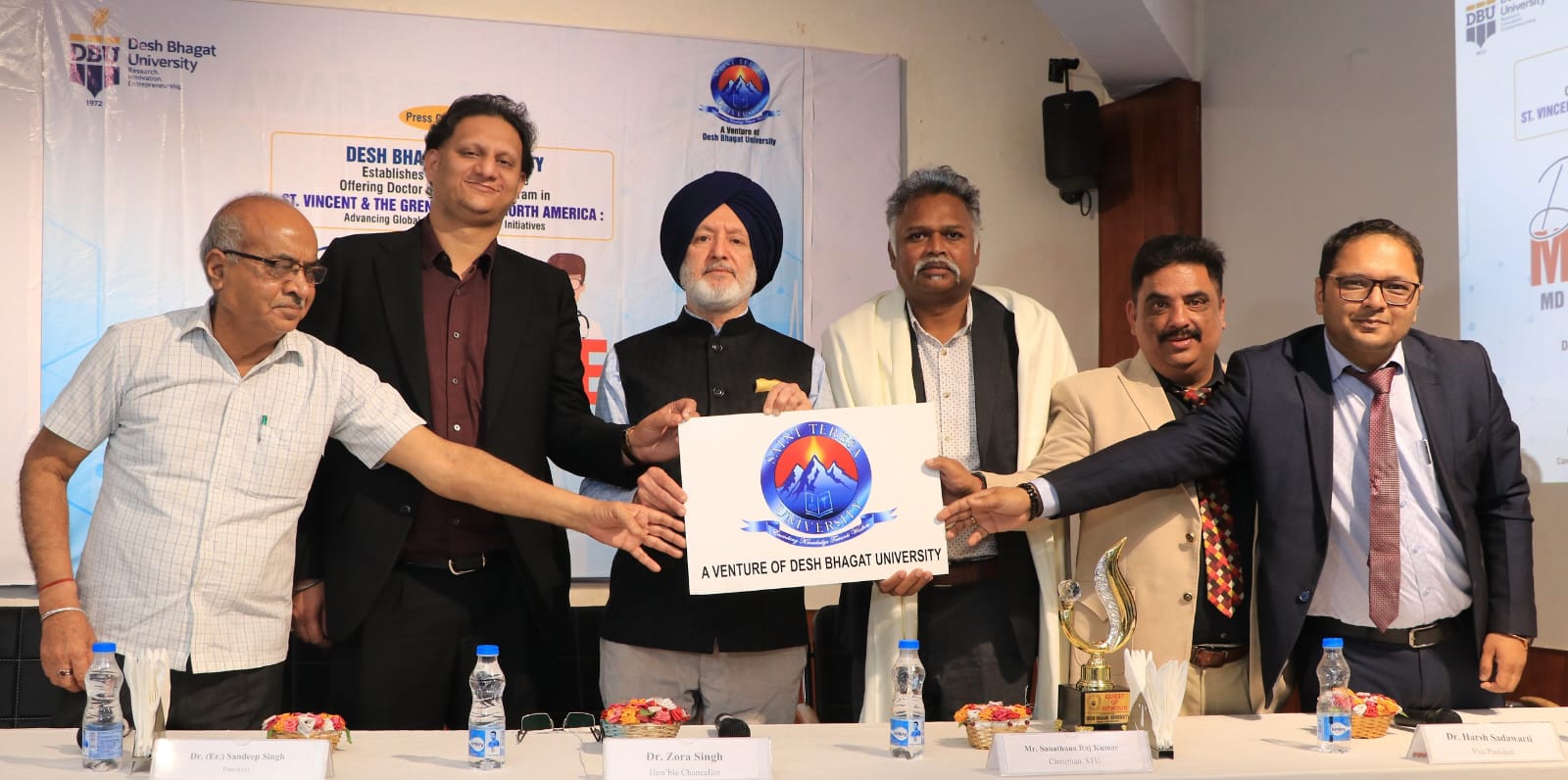 Desh Bhagat University took over the administration of St. Vincent and St. Teresa University